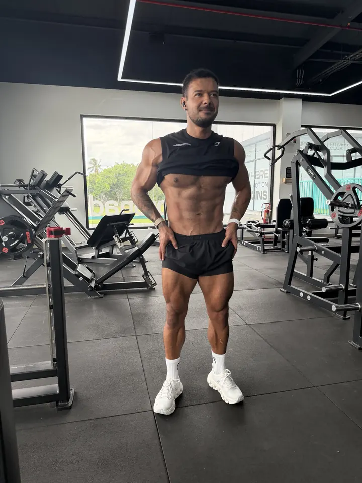 Mario Ramírez en el gimnasio